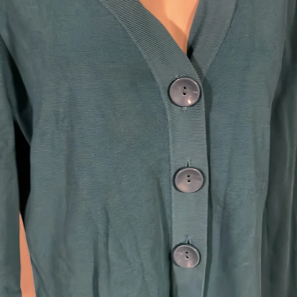 Covington Teal Top Cardigan Set - L - Picture 2 of 9